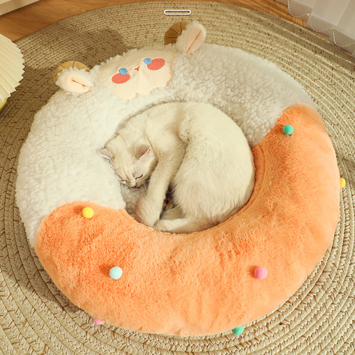 Cozy Round Pet Nest Bed