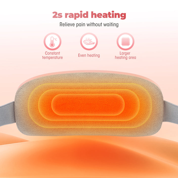 Heating and Vibrating Menstrual Relief Belt - Multi-Functional Uterine Warming and Massage Belt