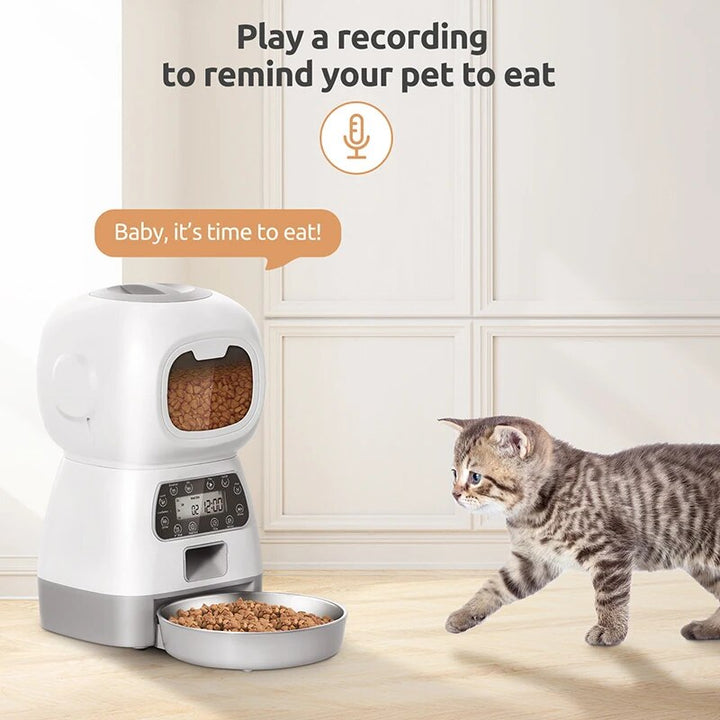 Smart 3.5L Automatic Pet Feeder: Hassle-Free Feeding for Happy Pets