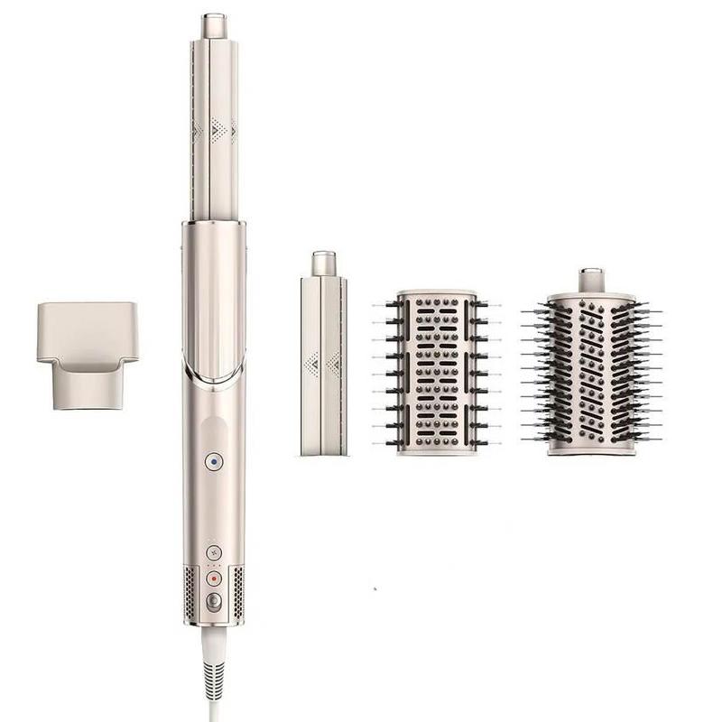5-in-1 Hair Styling Tool: Hair Dryer, Straightener, Curler, Comb & Ionic Brush