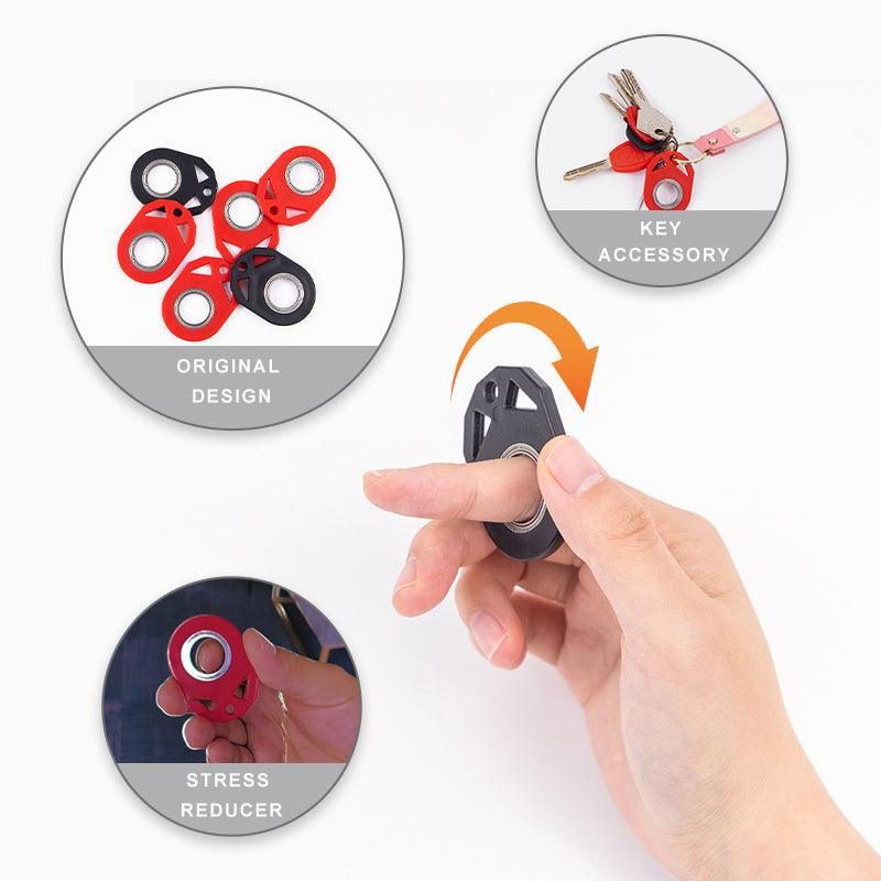 Creative Fidget Spinner Toy Keychain Hand Spinner Anti-Anxiety Toy Relieves Stress Finger Spinner Keychain Bottle Opener Kids Toy - Trendha