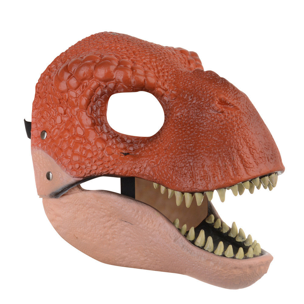 Halloween Party Role-playing Dinosaur Moving Mouth Mask