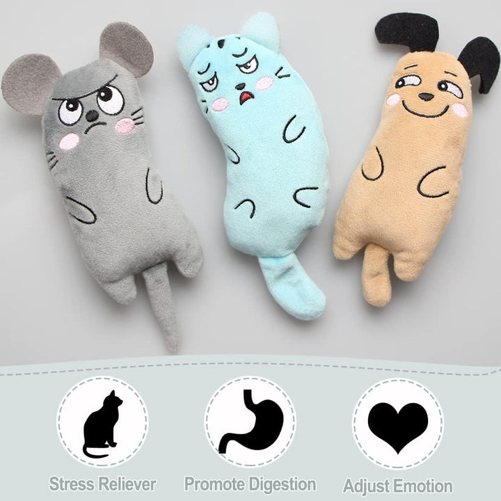 Interactive Catnip Chewing Mouse Toy