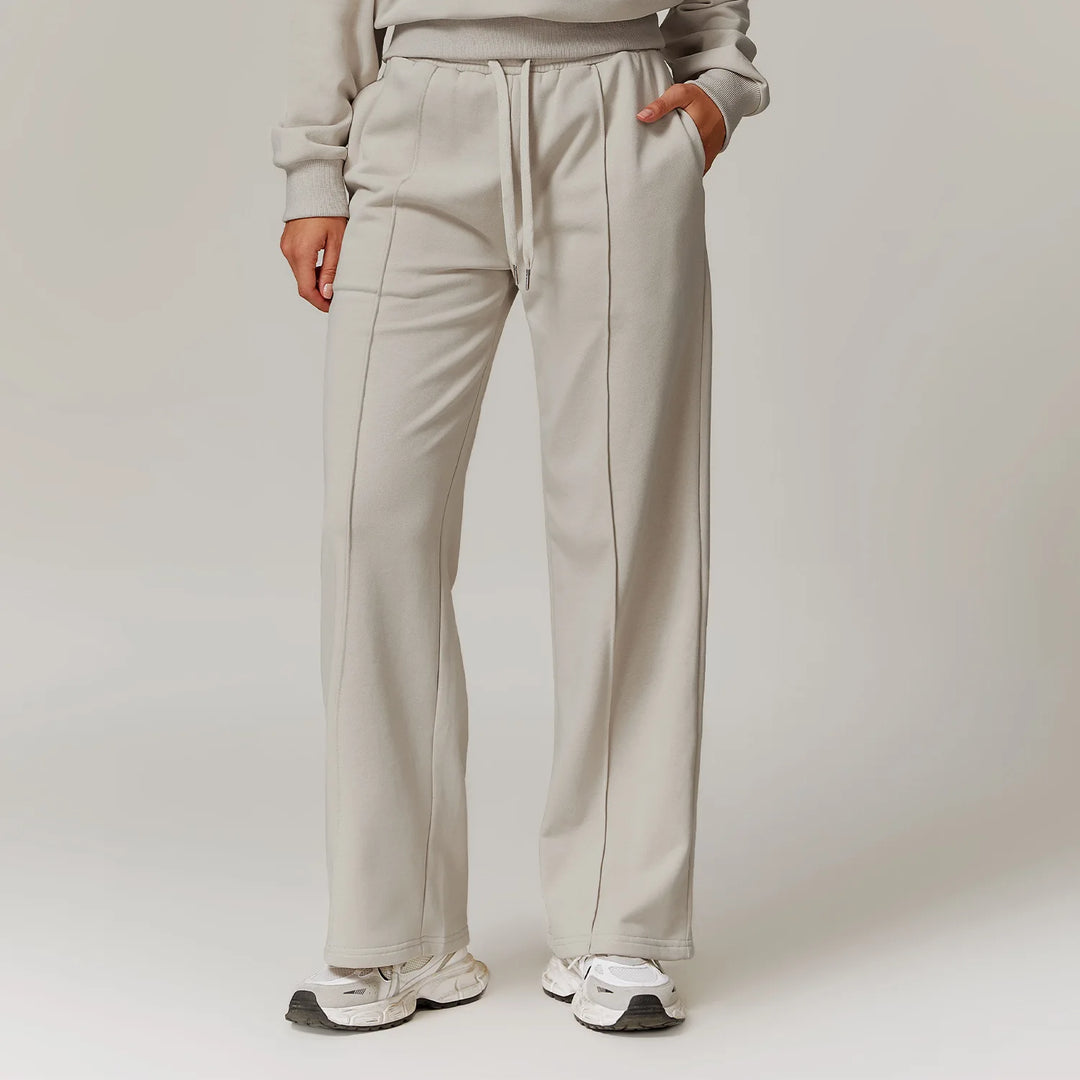 High-Waisted Loose Fit Women's Sweatpants with Pockets