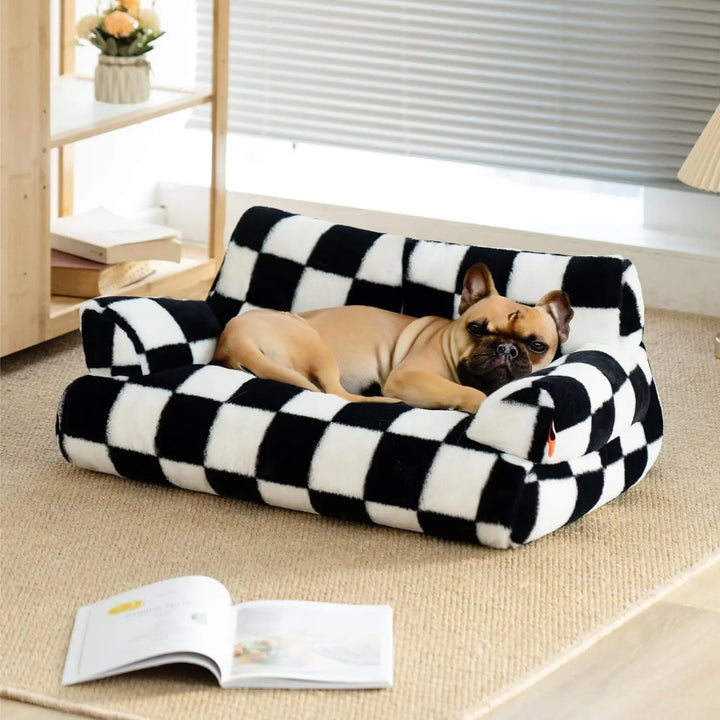 Cozy Washable Cat Couch Bed for Small Dogs and Cats