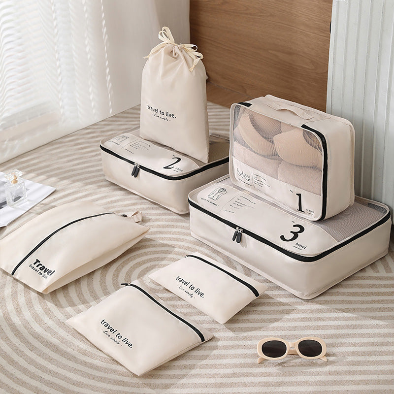 7-Piece Travel Storage Bag Set