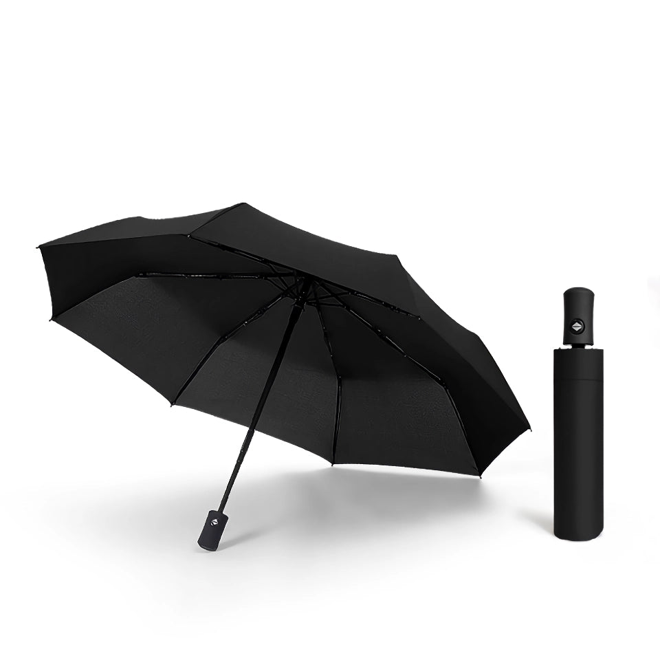 Large Travel Umbrella - Heavy Duty Windproof & Waterproof, Fully Automatic Golf Umbrella, UPF50+ UV Protection