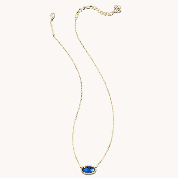 Elegant Gold-Plated Crystal Pendant Necklace