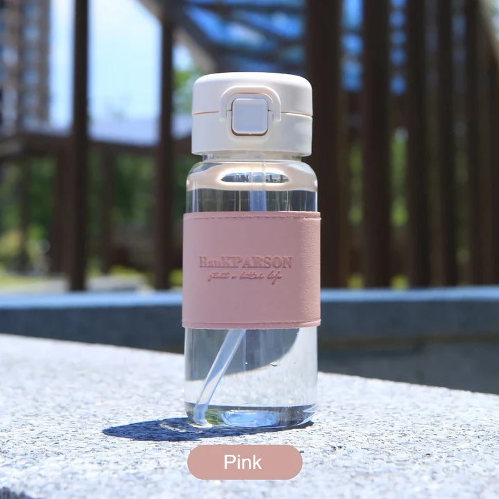 Cute Creative Water Bottle with Straw