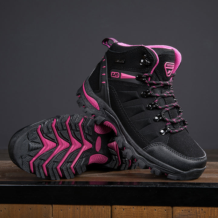 Plus Size Outdoor High-top Wear-resistant Mountaineering Women's Shoes