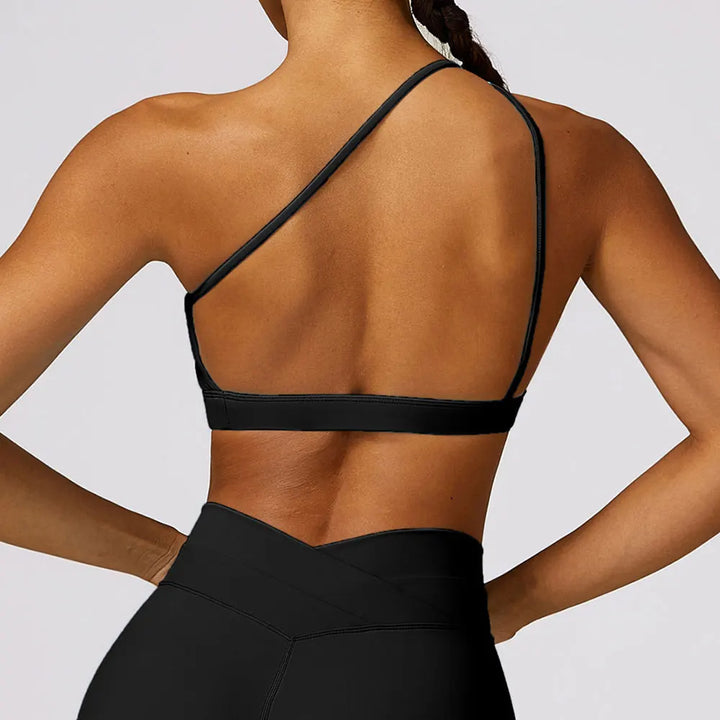 One Shoulder Sports Bra