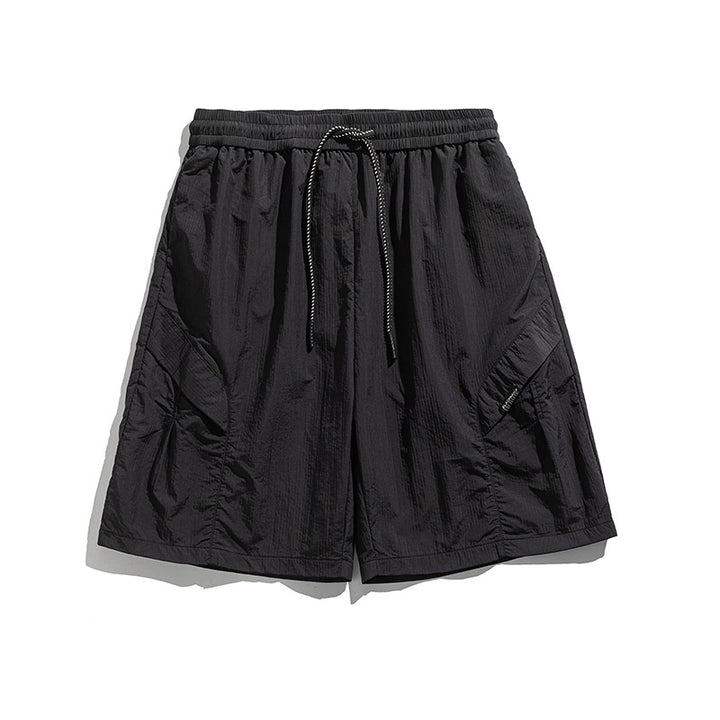 Thin Japanese Retro Overalls Shorts For Men