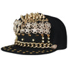 Color: Black Chain Button Rivet