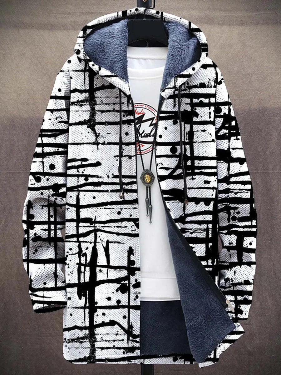 Men's Digital Printed Stand Collar Jacket