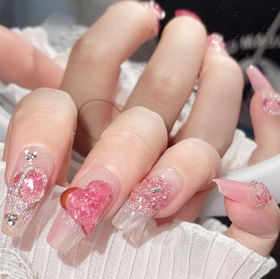 Summer Strawberry False Nail Patch