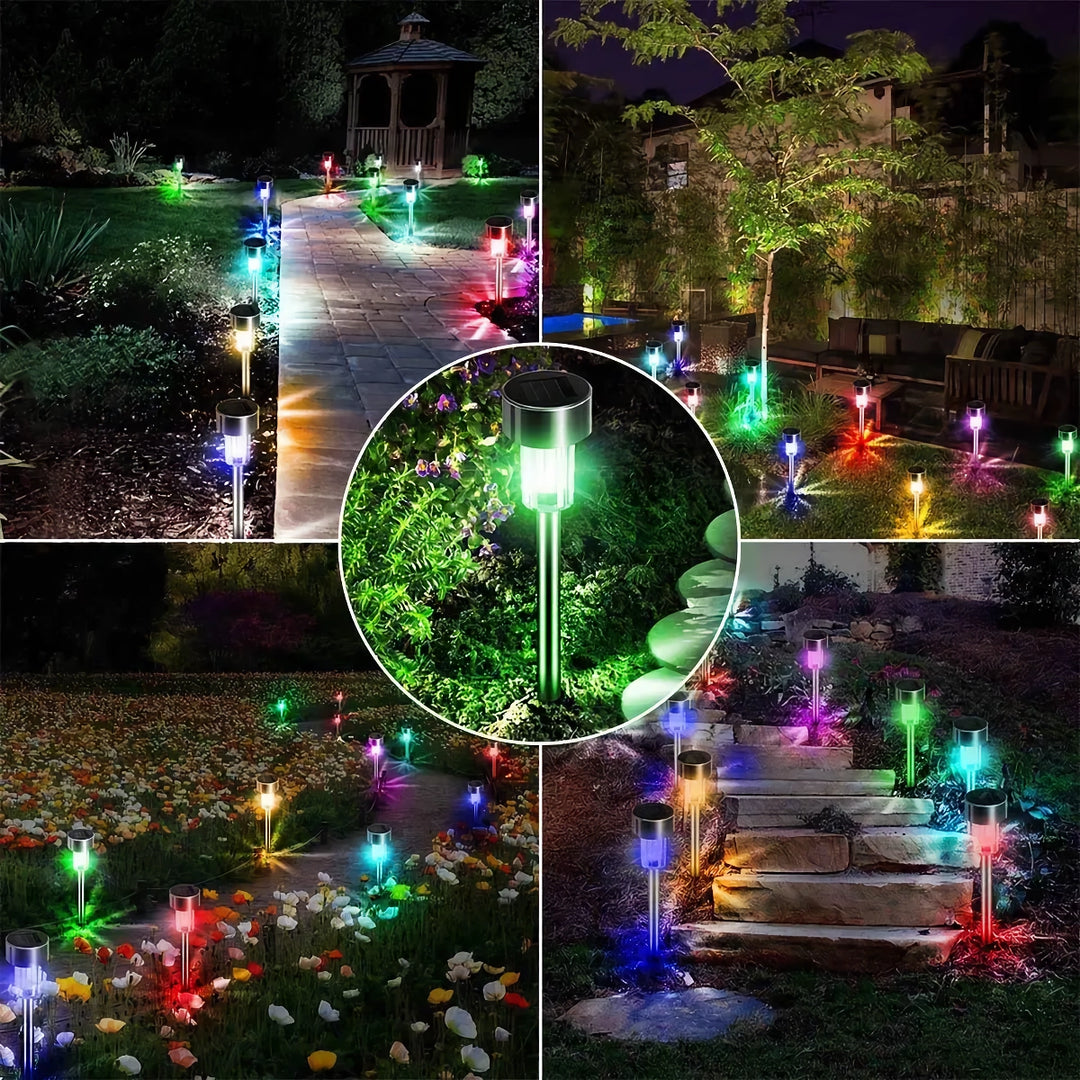 Outdoor Solar Landscape Lights for Pathways and Gardens