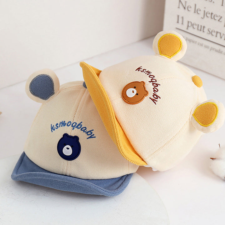 Adorable Bear Ear Baby Baseball Cap