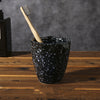 color: Black and Blue dots