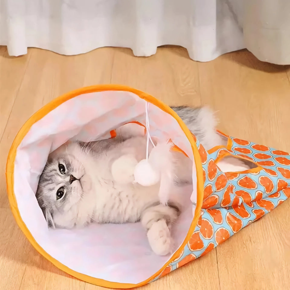 Madden Teasing Cat Sticks & Tunnel - Interactive Cat Toys to Relieve Boredom