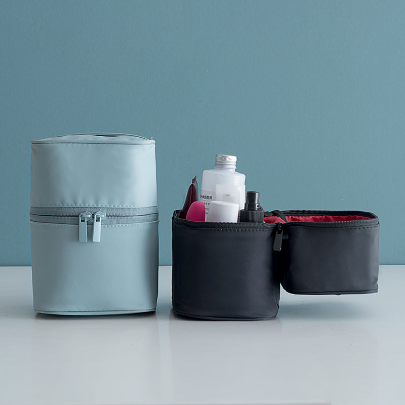 Cylindrical Makeup Storage Bag