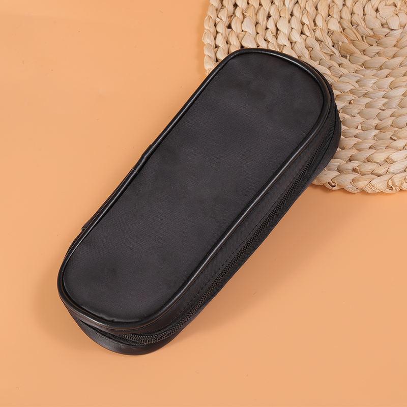 Portable Waterproof Canvas Makeup Brush Storage Bag with Zipper