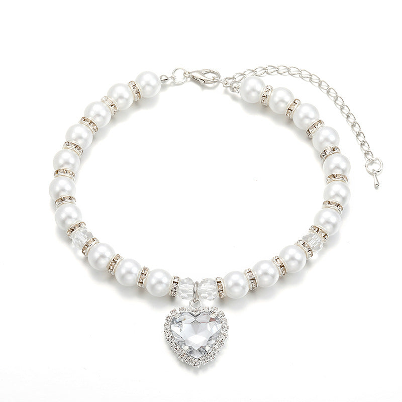 Chic Pearl Pet Collar