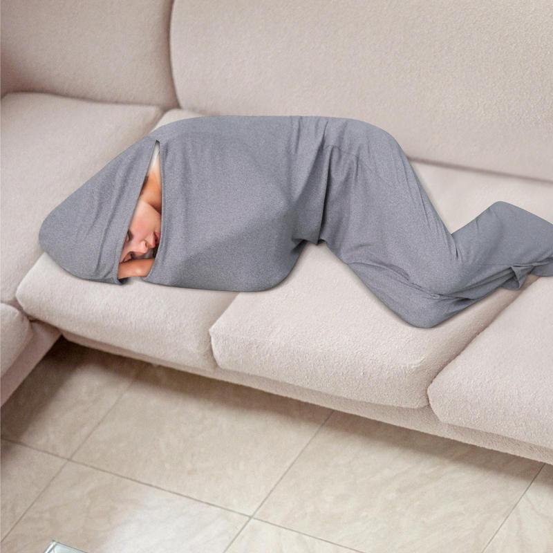 Hooded Lounge Sleeping Bag for Adults and Kids