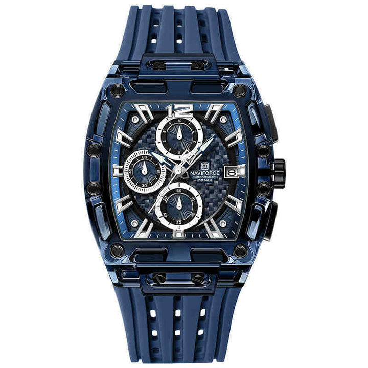 Barrel-type Transparent Shell Silicone Band Colorful Waterproof Watch