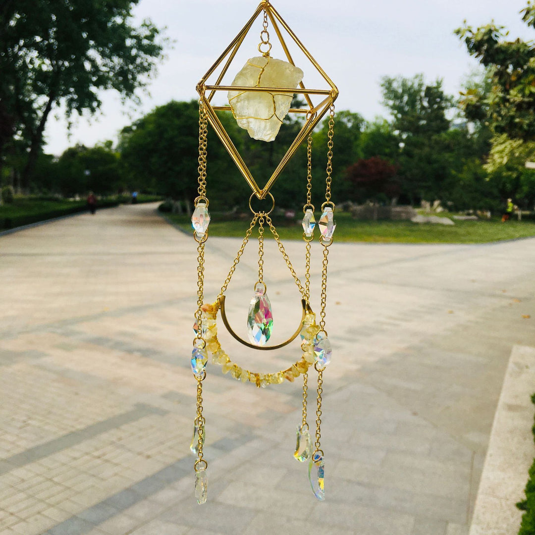 Natural Gem Crystal Decorative Shelf