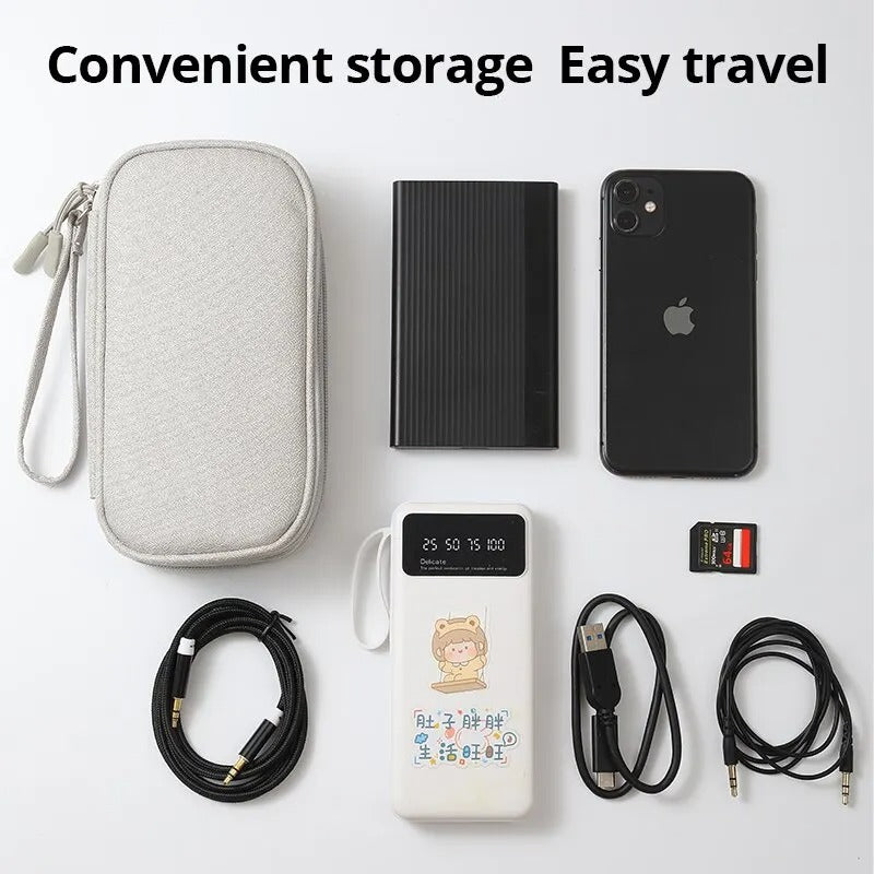 Compact Travel Organizer for Digital Accessories