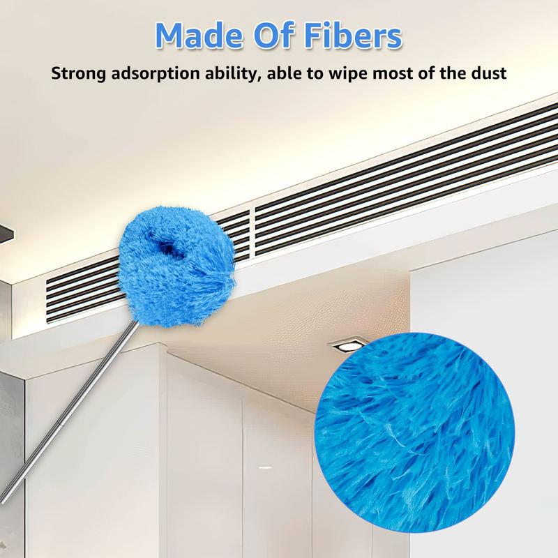 Telescopic Ceiling Fan Duster with Removable Microfiber Head