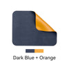 color: Dark Blue + Orange