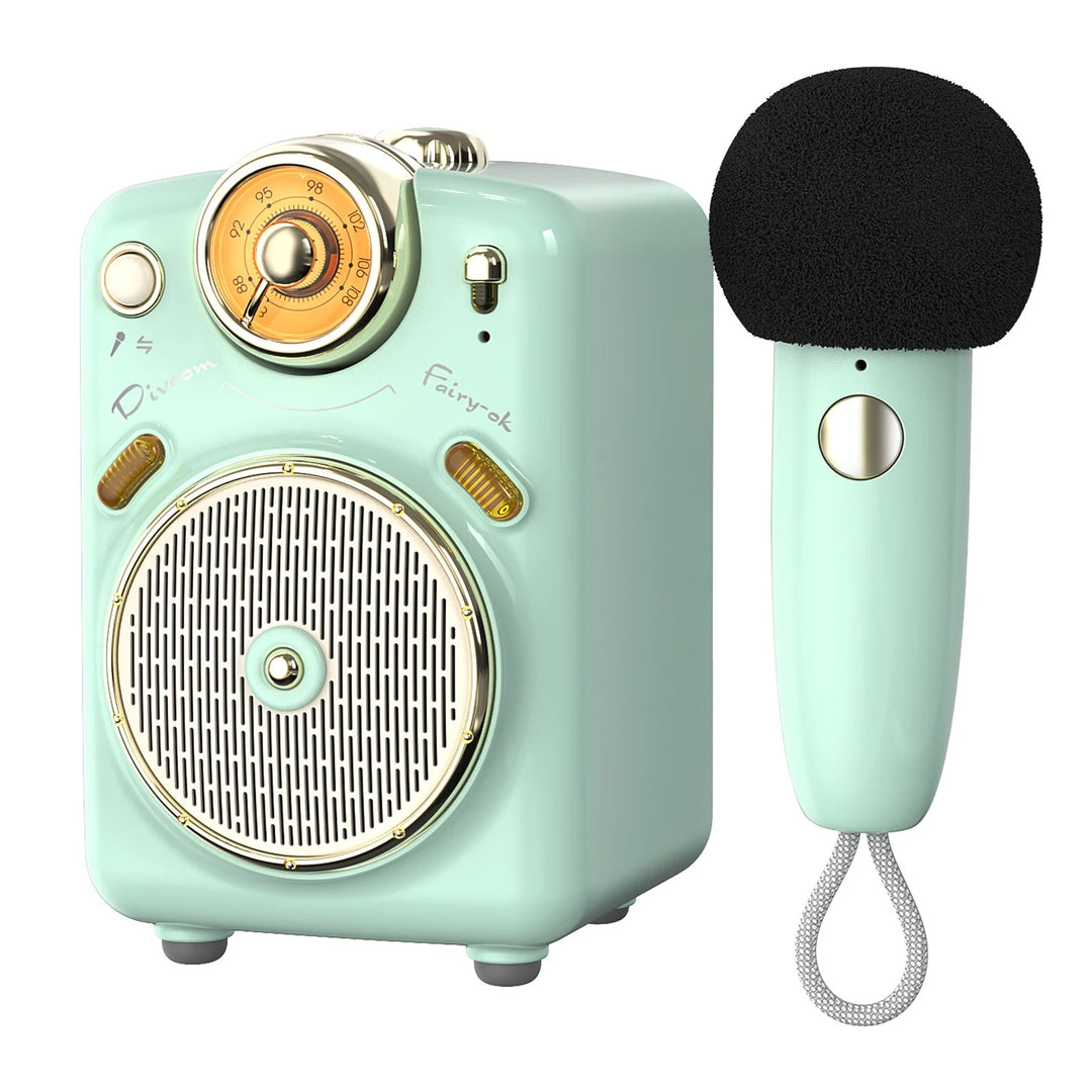 Portable Bluetooth Karaoke Speaker with Microphone and Voice Change