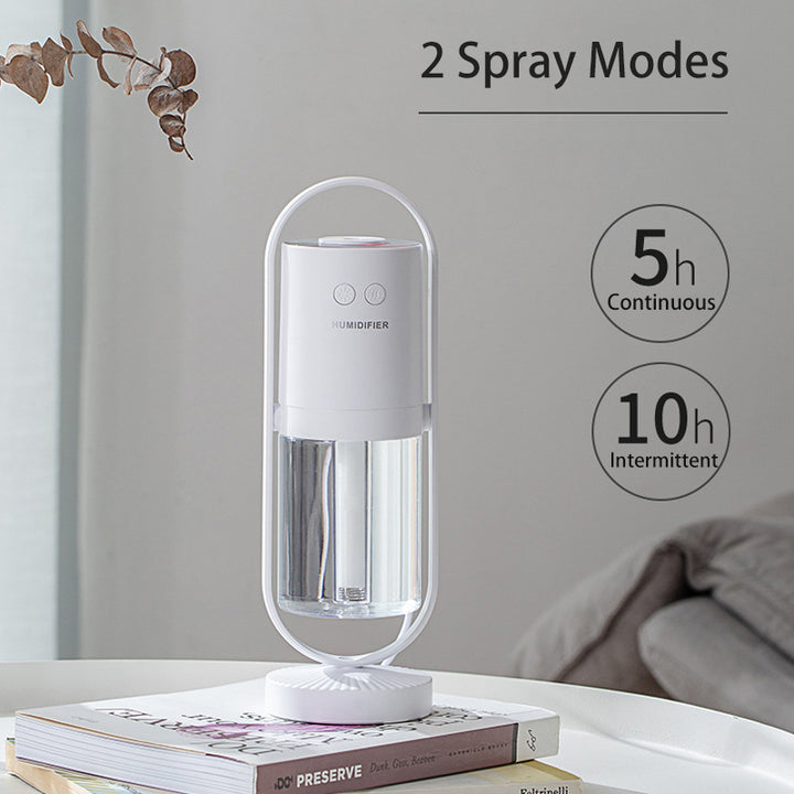 USB Cool Mist Humidifier with Essential Oil Diffuser and LED Night Light Projection