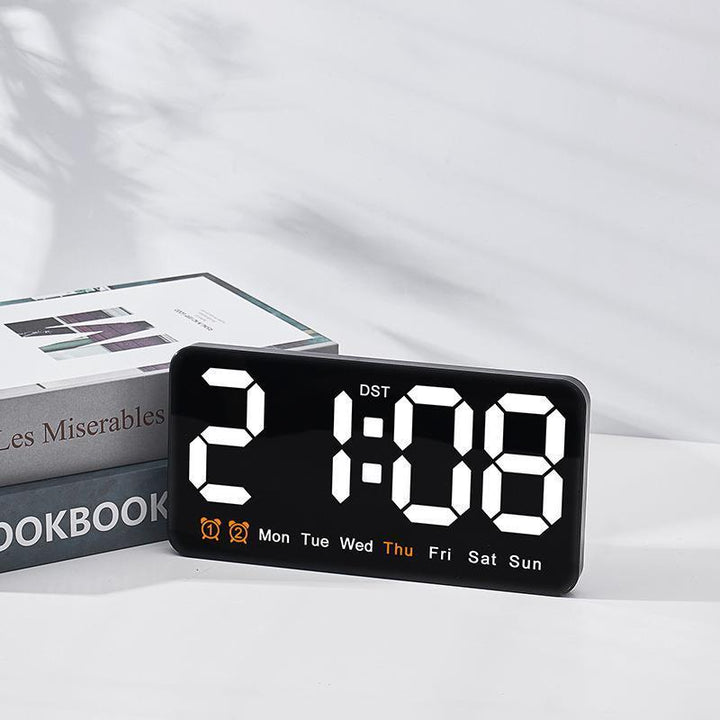 Simple Large Screen Hanging With Temperature Multi-purpose Alarm Clock