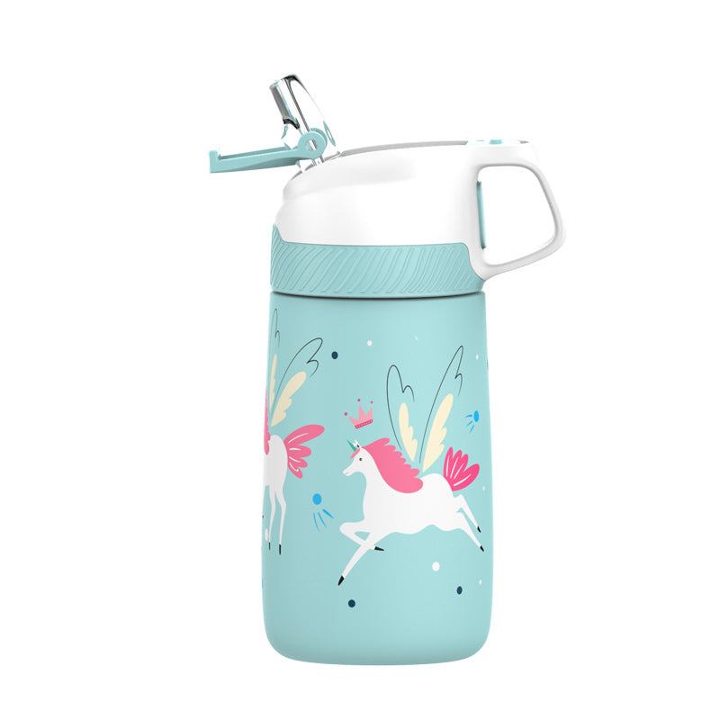 Children's Vacuum Insulated Water Bottle with Straw