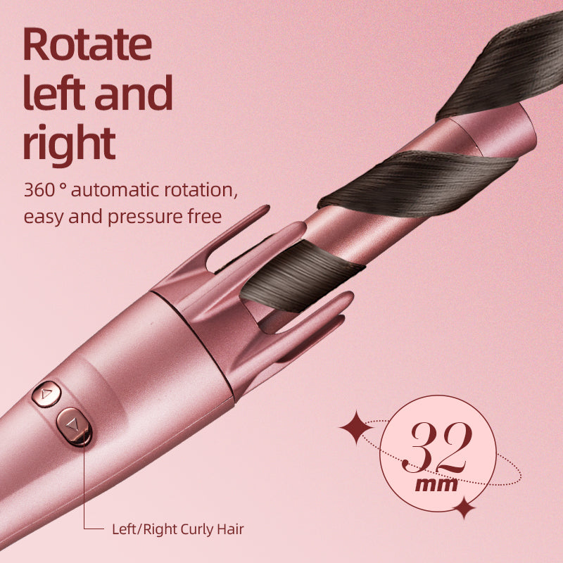 2-in-1 Automatic Hair Curler & Straightener