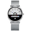 Color: Silver Strap White Surface