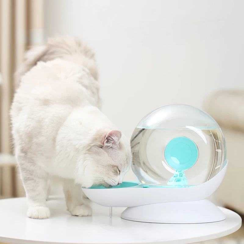 2.8L Snail Shaped Automatic Pet Water Fountain for Cats and Dogs