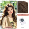 Color: Cold Brown Eight Shaped Bangs