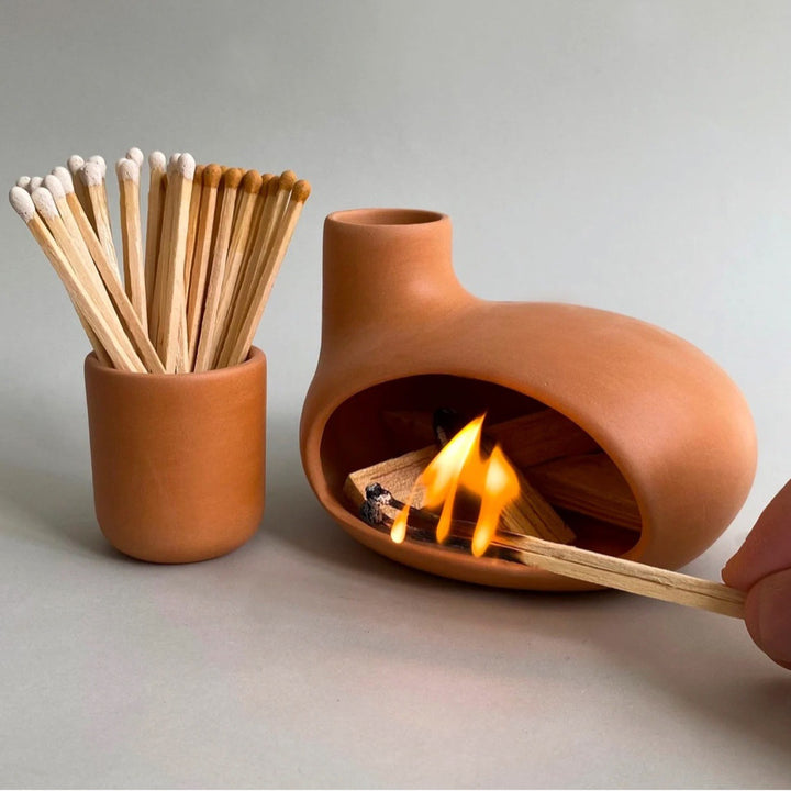 Palo Santo Holder Ceramic Tabletop Fireplace Incense Burner