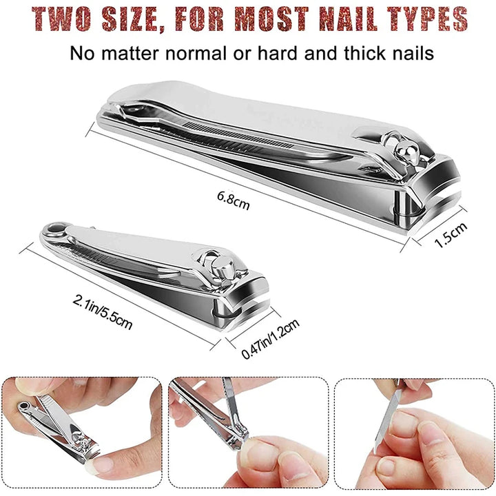 Stainless Steel Splash-Resistant Nail Clippers