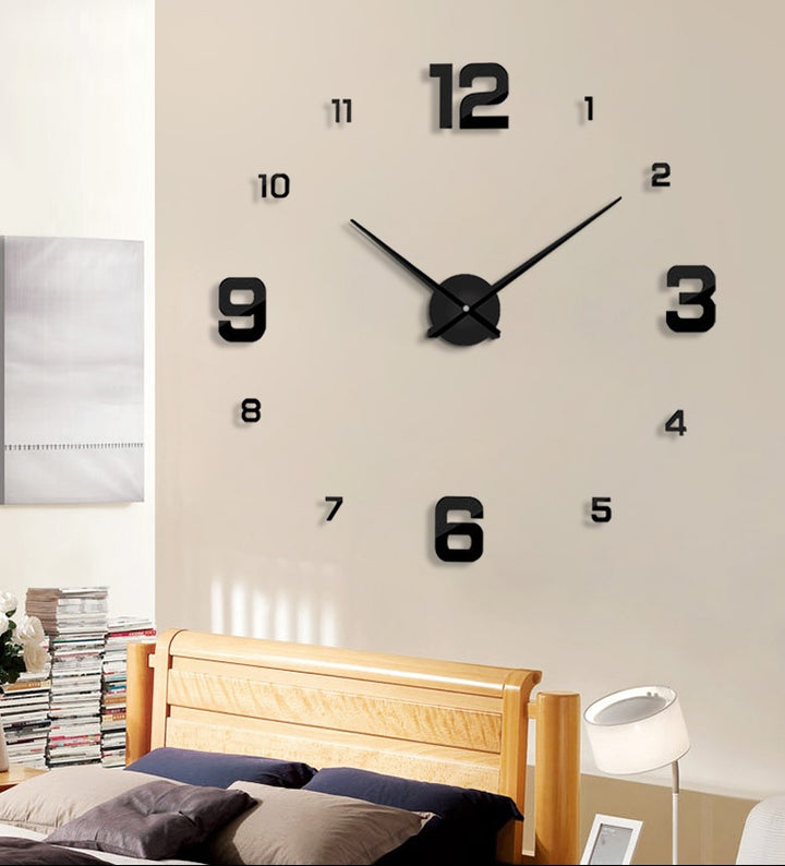 Living room clock art hanging table