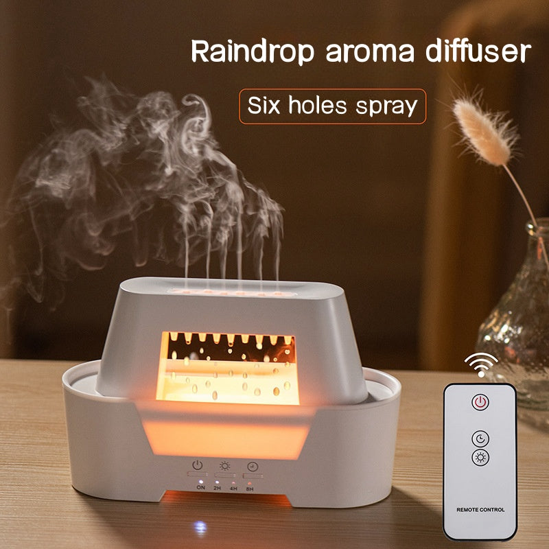 Raindrop Air Humidifier and Aromatherapy Diffuser