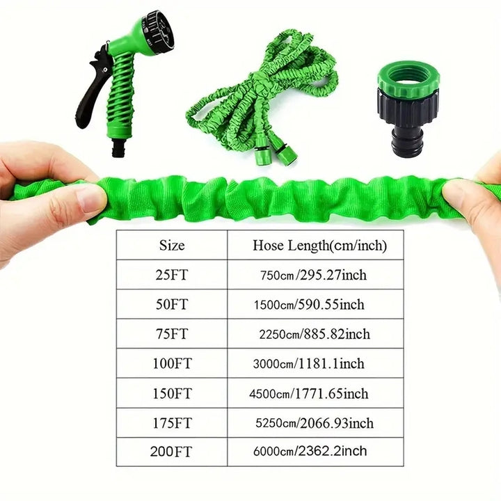 Expandable High-Pressure Multi-Function Car Wash and Garden Hose