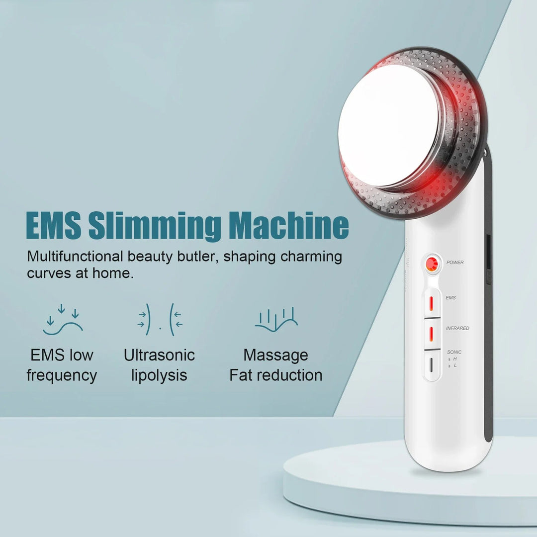 3-in-1 Ultrasonic EMS Infrared Body Slimmer and Facial Lifter