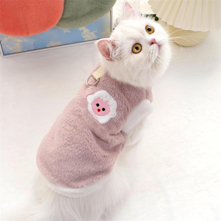 Soft Fleece Vest for Cats & Small Dogs