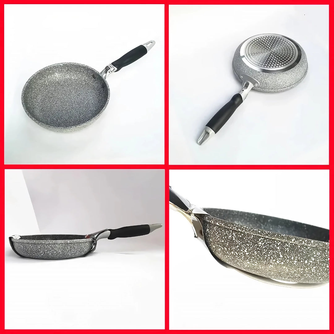 Non-Stick Stone Frying Pan Set - Eco-Friendly Wok Skillet