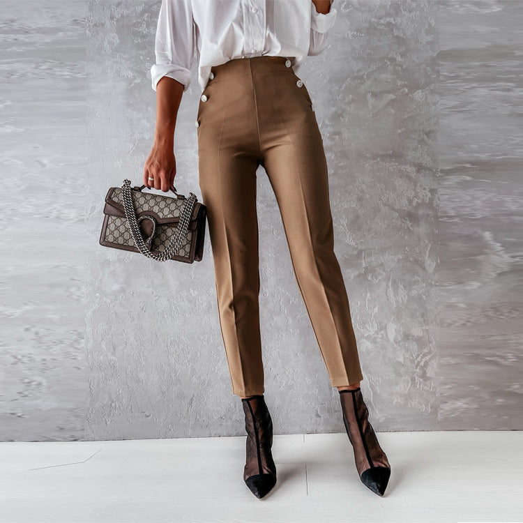Casual Spring Clothing Suit Pants Women&