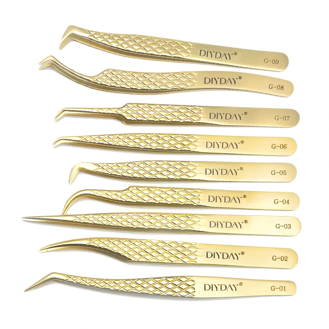 Precision Anti-slip Eyelash Extension Tweezers